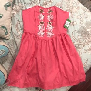 Lilly Pulitzer pink/salmon mayfield dress NWT